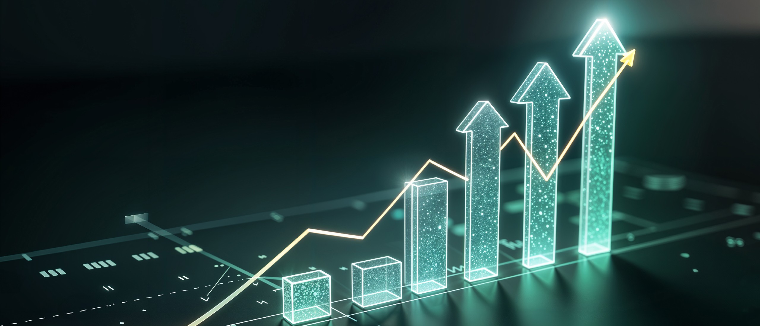 Representation of business growth