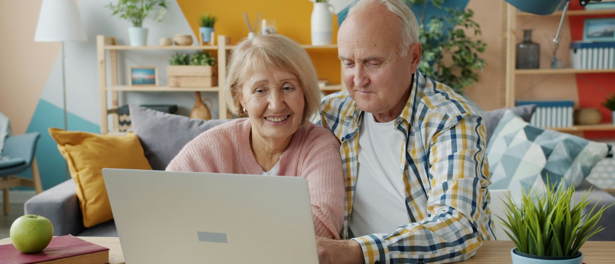 A couple explores their senior living options.